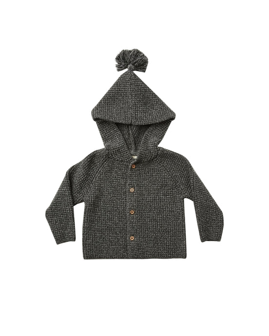 Rylee + Cru - Charcoal Tassel Cardigan