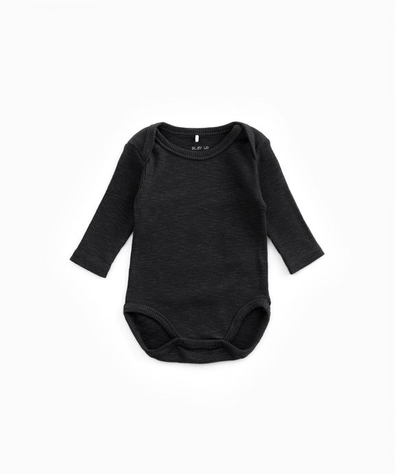Play Up - Organic Cotton Ribbed Bodysuit - Rasp
