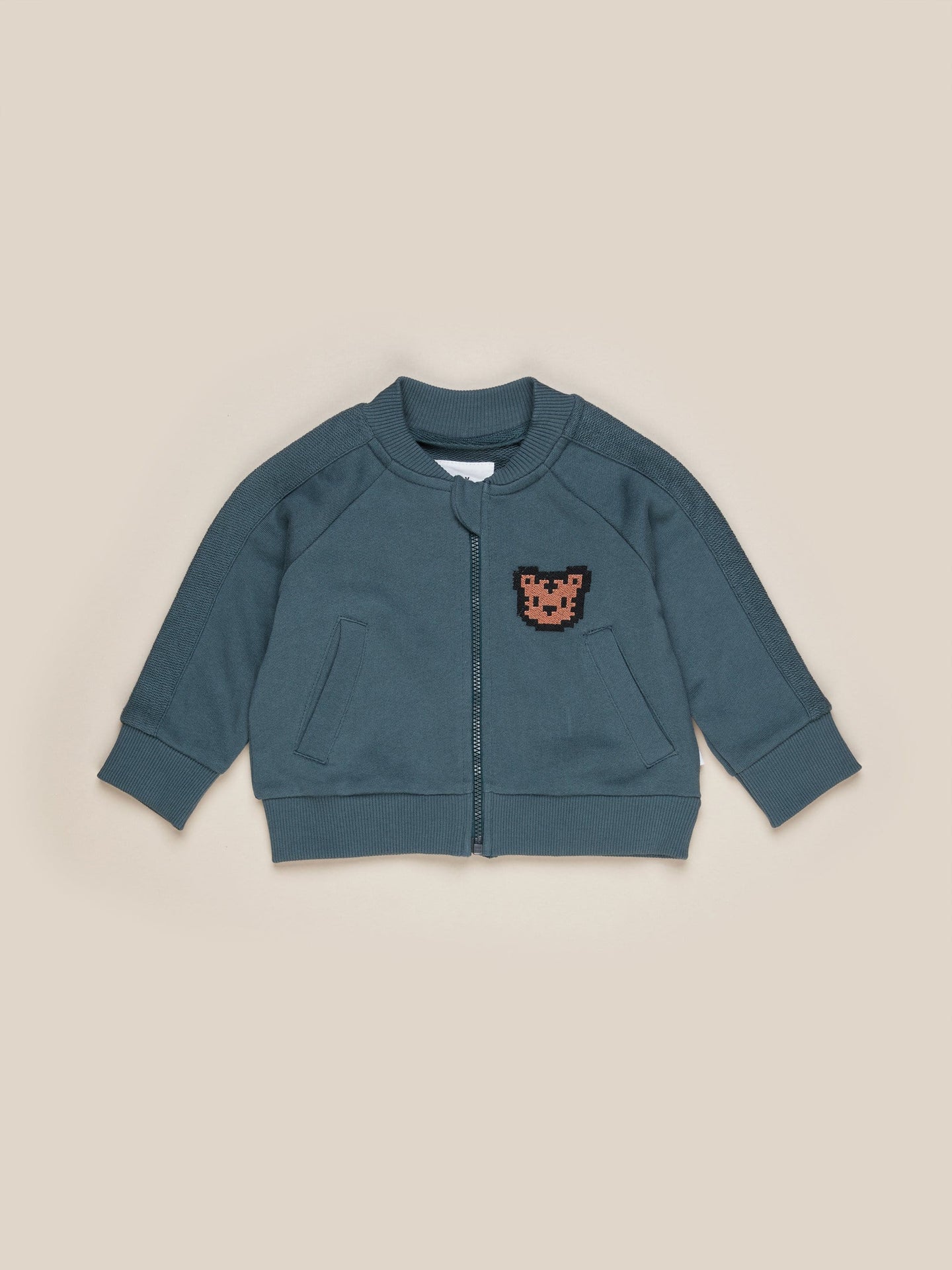 Huxbaby - Organic Digi Tiger Track Jacket - Petrol