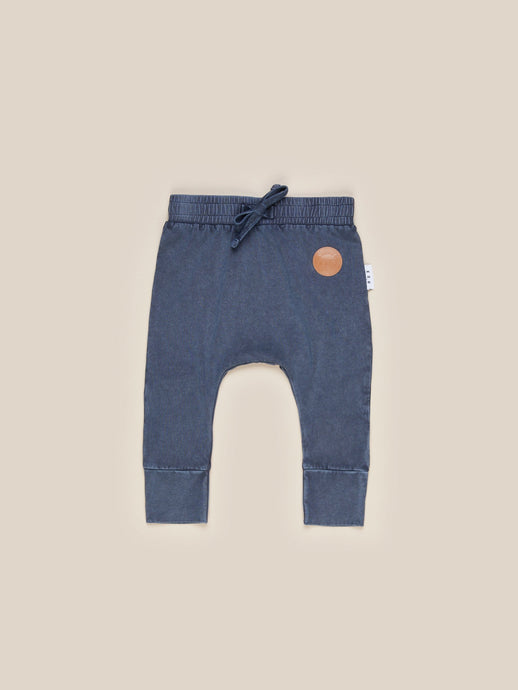 Huxbaby - Organic Ink Drop Crotch Pant - Ink