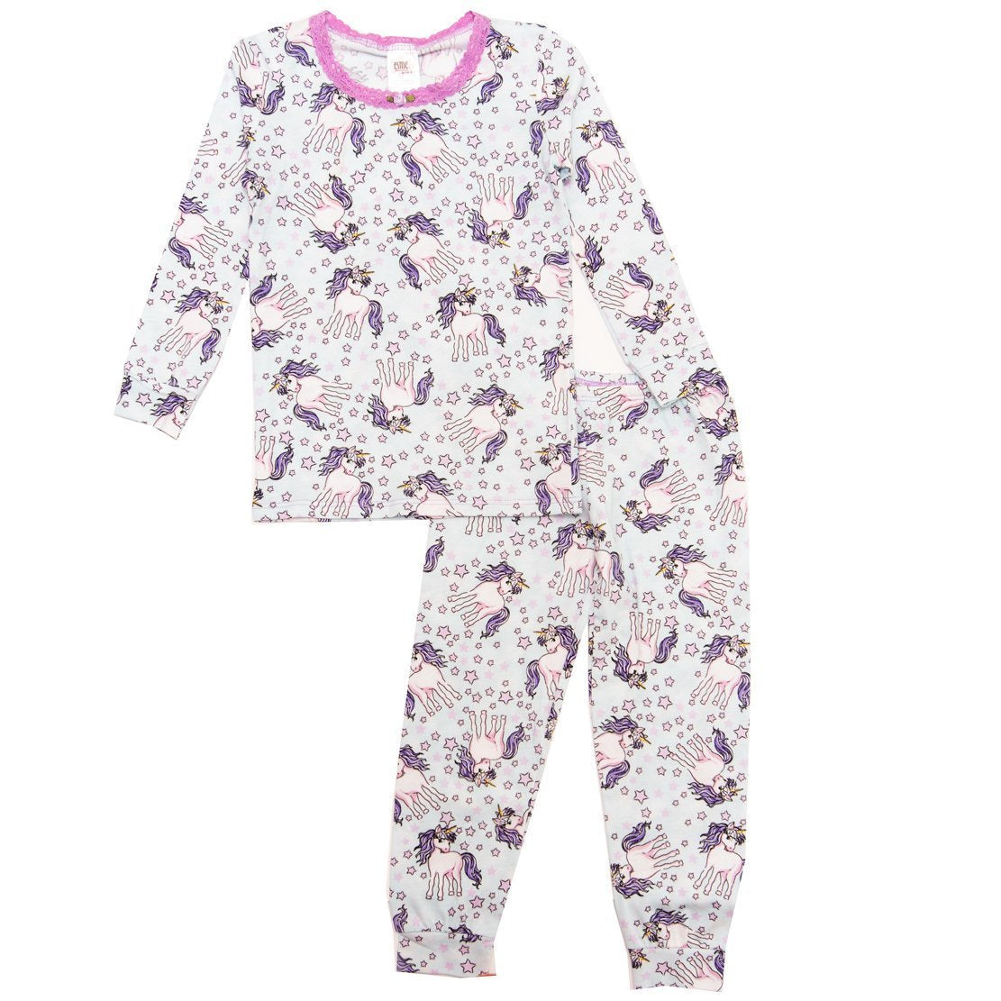 Esme - Shimmer Unicorn Full Length Pajama Set
