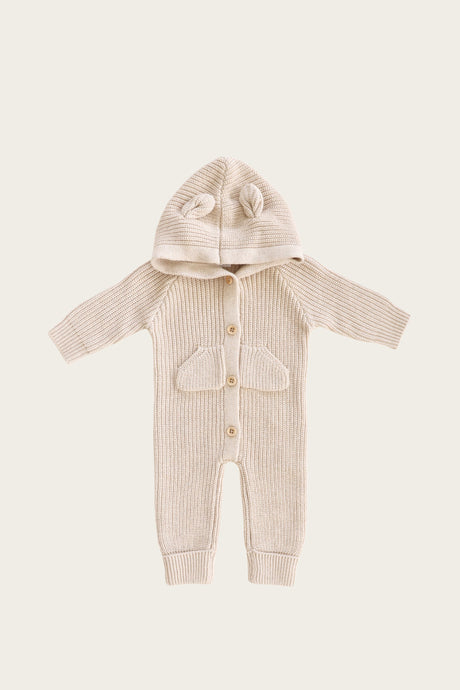 Jamie Kay - Bear Onepiece - Oatmeal Fleck