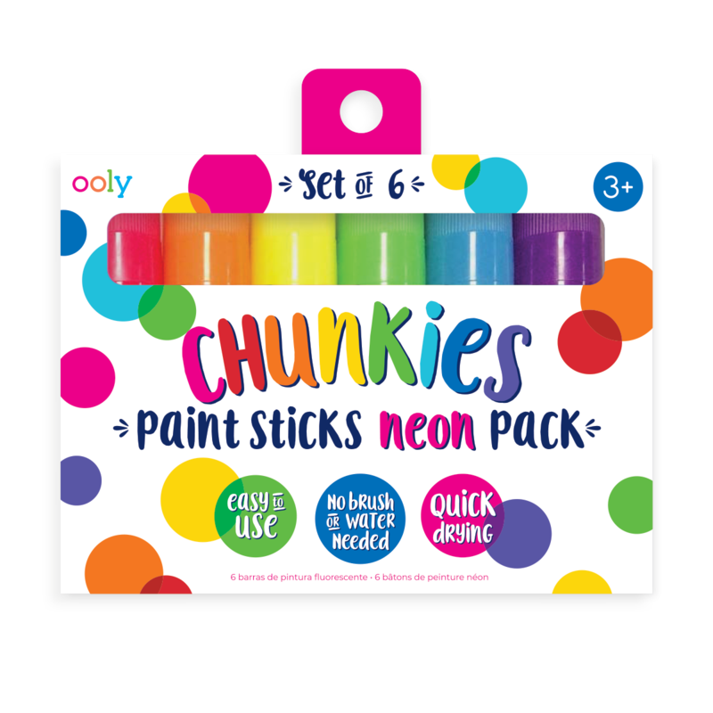 Chunkies Paint Sticks Set of 6 - Neon