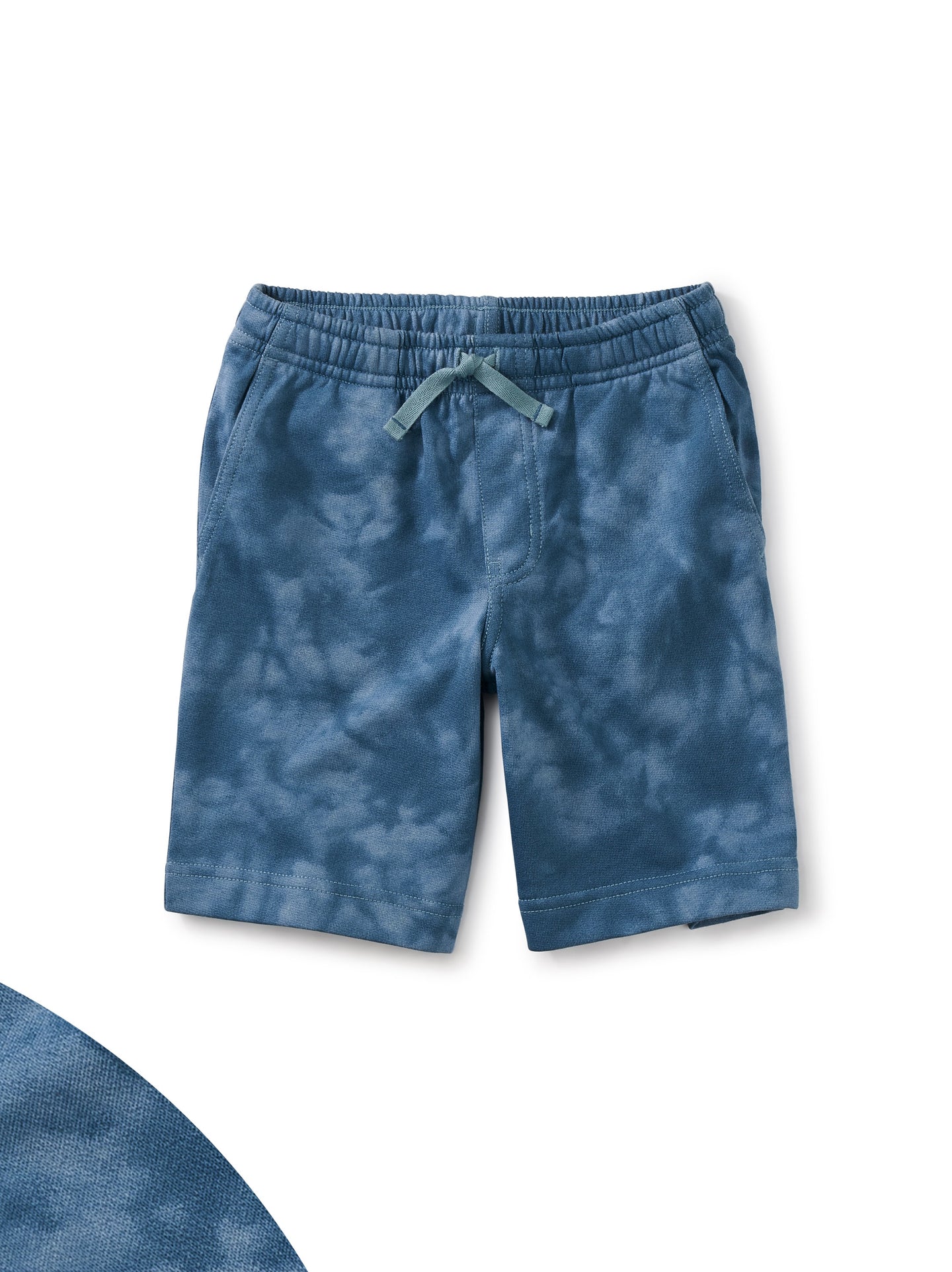 Tea Collection - Vacation Shorts - Tie Dye in Steel Blue