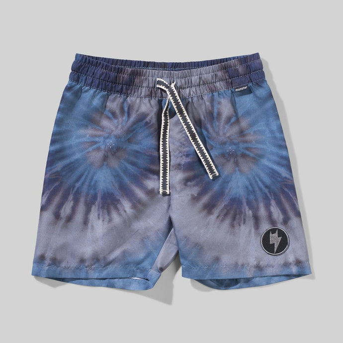 Munsterkids - Dyeray Boardshort - Blue Dye