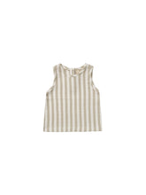 Load image into Gallery viewer, Woven Tank - Sage Stripe