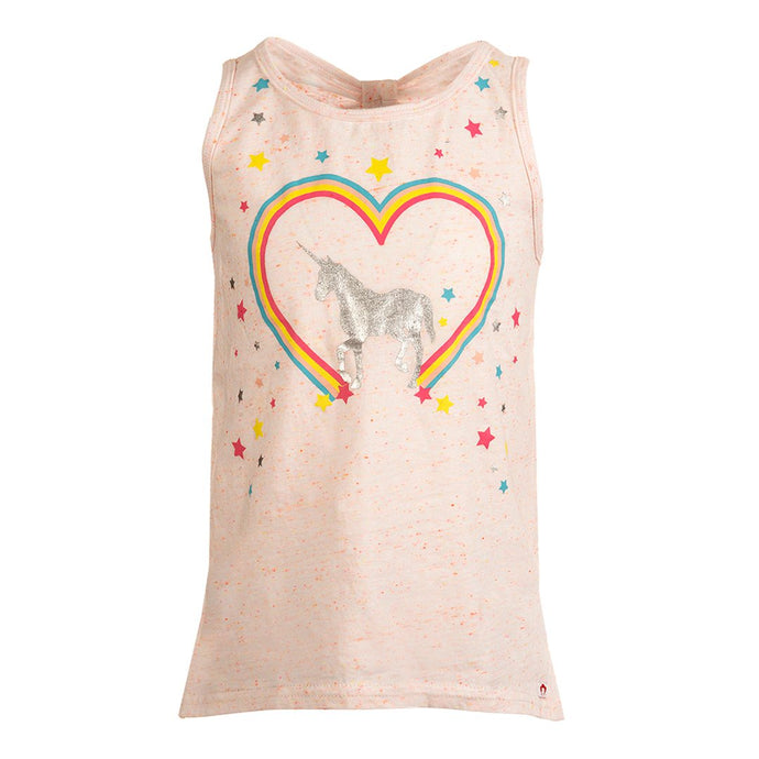 appaman - Hazel Top - Unicorn Love - White Multi