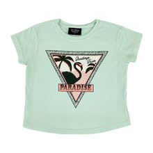 Load image into Gallery viewer, Tiny Whales - Paradise Tee - Seafoam