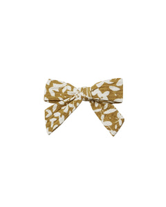 Rylee + Cru - Ditsy Floral Girl Bow - Gold