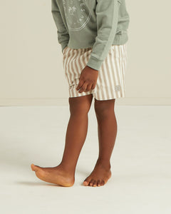 Rylee + Cru - Grey Stripe Boardshort - Grey Stripe