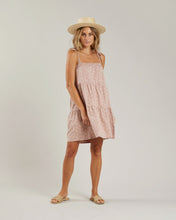Load image into Gallery viewer, Rylee + Cru - Tie Mini Dress - Dainty Fleur - Mauve