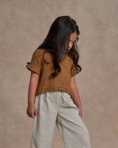 Rylee + Cru - Wide Leg Pant - Railroad Stripe