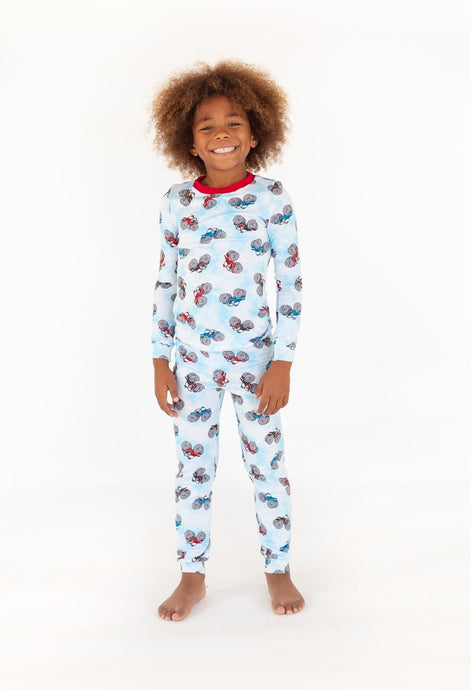 Esme - Monster Jeep Full Length  Long Sleeve Pajamas