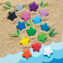 Load image into Gallery viewer, Ooly - Stars of the Sea Starfish Crayons - Set of 16