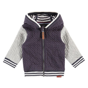 Babyface - Organic Baby Boys Cardigan - Dark Blue