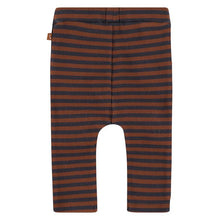 Load image into Gallery viewer, Babyface - Organic Baby Boys Pants - Caramel/Navy Stripe