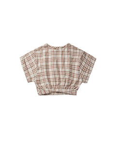 Rylee + Cru - Joelle Top - Mocha Plaid