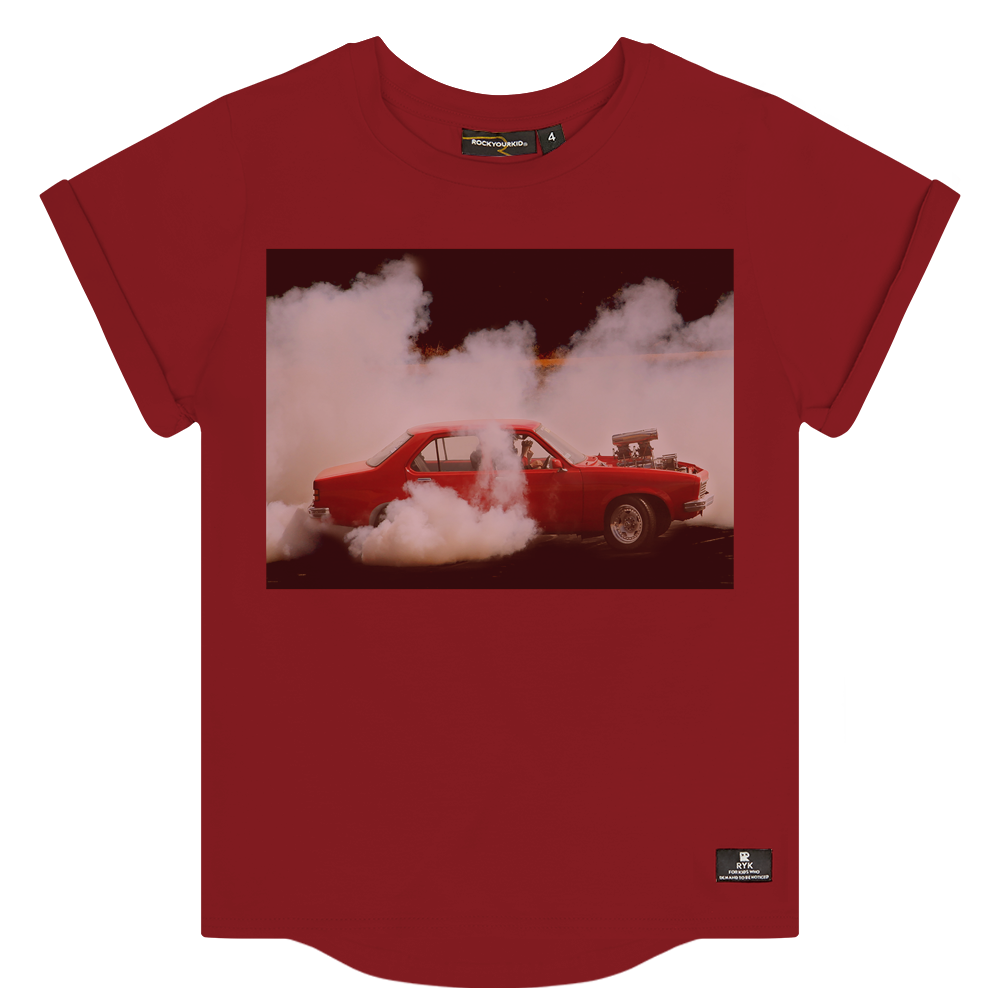 Rock Your Baby - Street Machine T-Shirt - Red