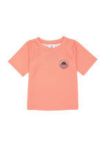 Load image into Gallery viewer, Feather 4 Arrow - Baby Boy Icon Rash Top - Coral  Crush