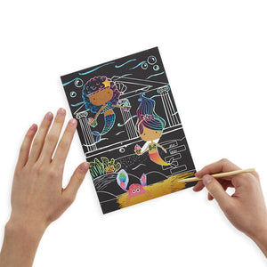 Scratch & Scribble Art Kit - Mermaid Magic