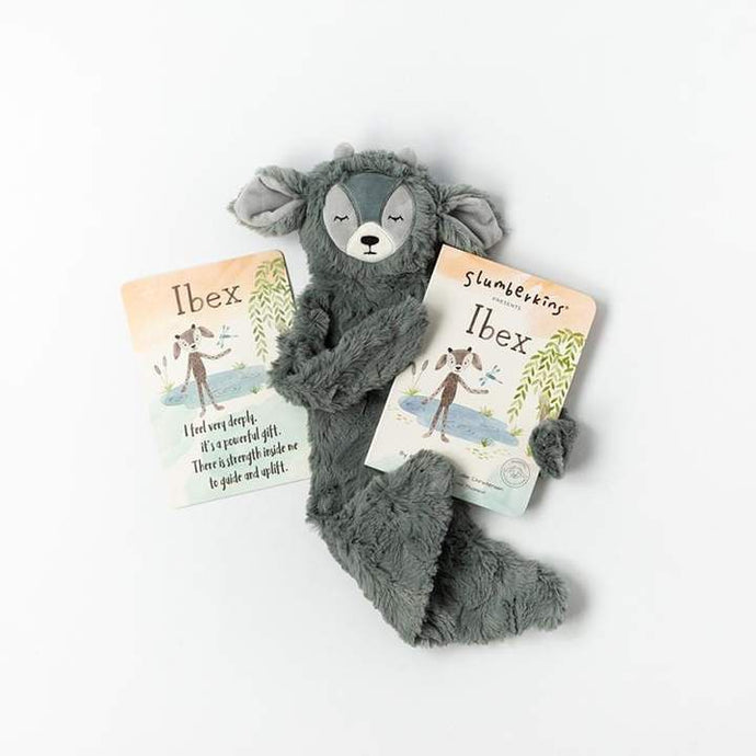 Slumberkins - Ibex Snuggler w/Book - Emotional Courage