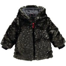 Load image into Gallery viewer, Babyface - Girls Furry Winter Coat - Antra