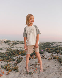 Rylee + Cru - Raglan Tee - Beachy - Aqua