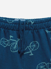 Load image into Gallery viewer, BOBO CHOSES - Bicycle All Over Bermuda Shorts - Prussian Blue