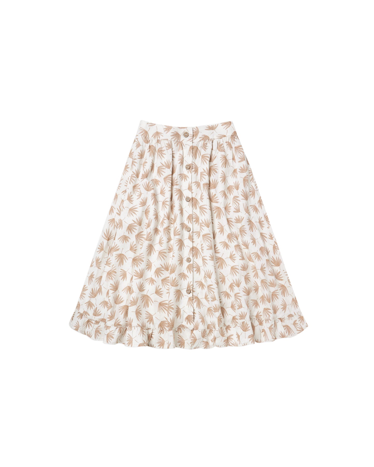 Rylee + Cru - Oceanside Skirt - Palm - Ivory