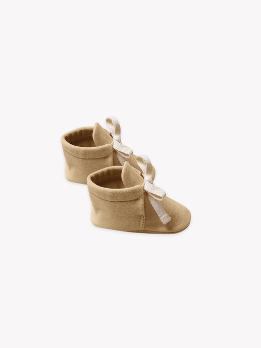 Quincy Mae - Organic Baby Booties - Honey