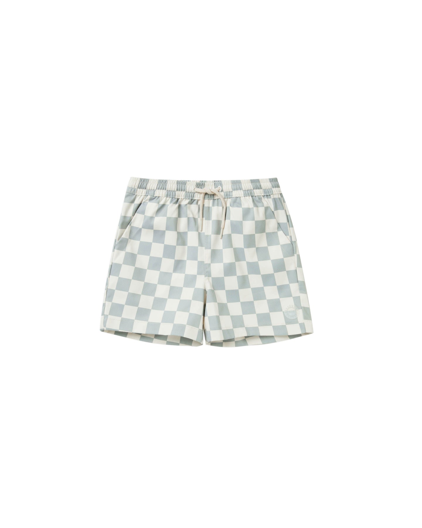 Rylee + Cru - Boardshort - Light Blue Check