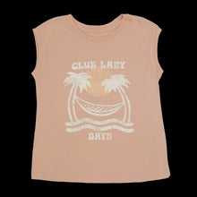 Load image into Gallery viewer, Tiny Whales - Lazy Days Boxy Muscle Tank - Coral