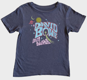 Rowdy Sprout - David Bowie Organic Short Sleeve Tee - Vintage Black