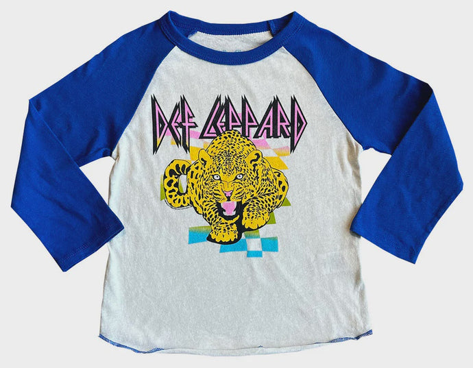 Rowdy Sprout - Def Leppard Recycled Raglan Tee