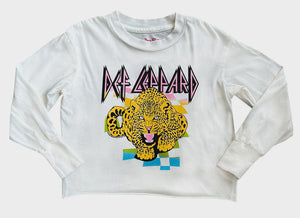 Rowdy Sprout - Def Leppard Organic Not Quite Crop Tee