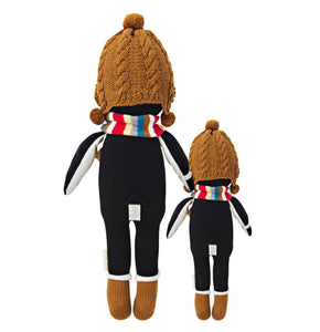 Cuddle + Kind - Everest the Penguin Hand Knit Doll - Little 13"