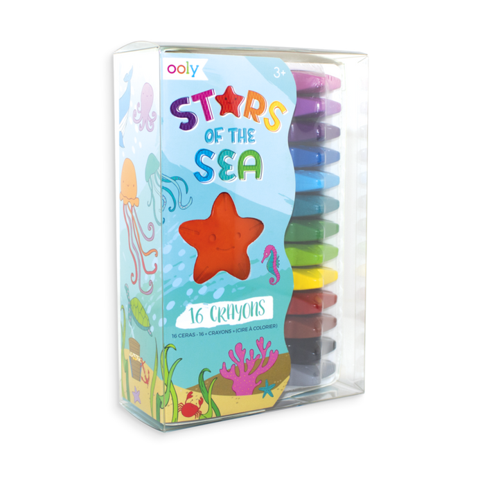 Ooly - Stars of the Sea Starfish Crayons - Set of 16