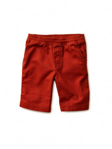 Tea Collection - Easy Does It Twill Shorts - Maple