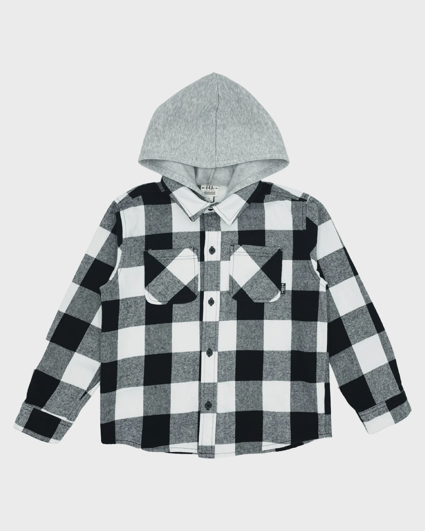 Upland Flannel Shacket - Black