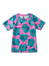 Load image into Gallery viewer, Tea Collection - Short Sleeve Rash Guard - Hibiscus Pop In Pink