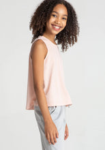 Load image into Gallery viewer, Bella Dahl Girl - Raw Edge Tank - Sunkissed Coral