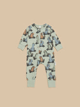Load image into Gallery viewer, Huxbaby - Organic Dino Racer Zip Romper