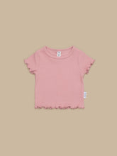 Load image into Gallery viewer, Dusty Rose Rib Tee