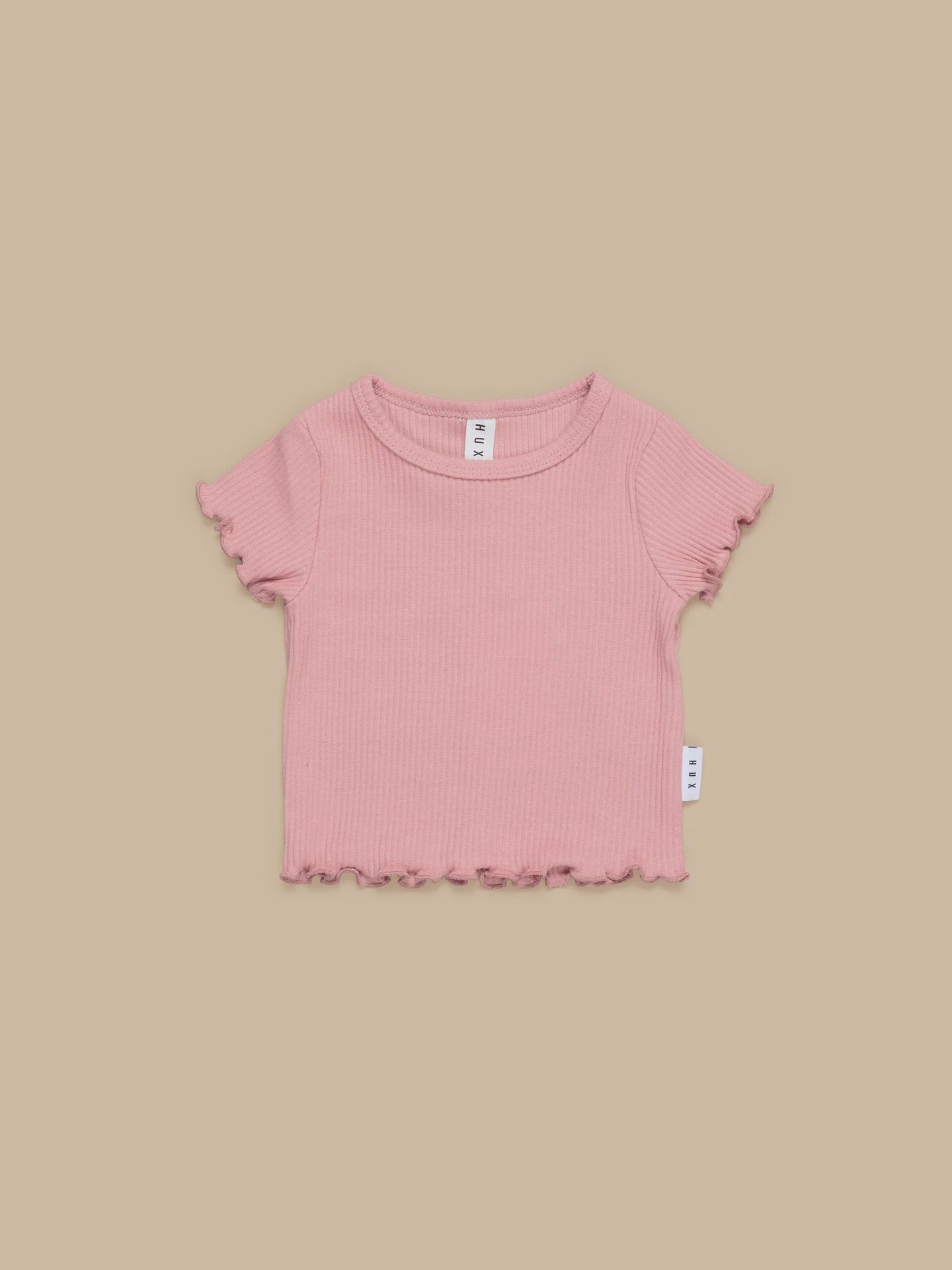 Dusty Rose Rib Tee