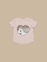 Load image into Gallery viewer, Huxbaby - Organic Unicorn Heart T-Shirt - Dusty Rose