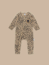 Load image into Gallery viewer, Huxbaby - Organic Leopard Patch Romper - Honeycomb