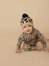 Load image into Gallery viewer, Huxbaby - Organic Leopard Patch Romper - Honeycomb