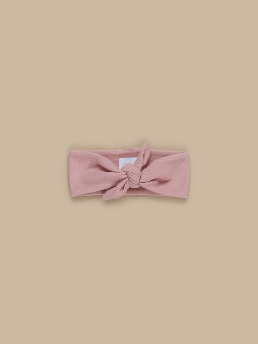 Huxbaby - Organic Dusty Rose Rib Headband - Dusty Rose