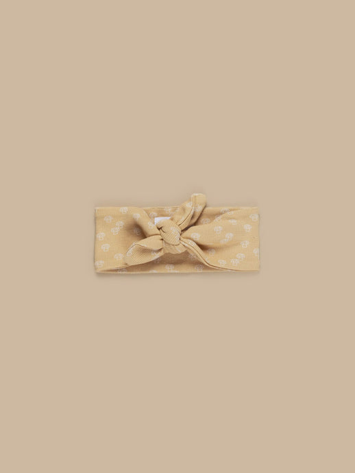 Huxbaby - Organic Mushroom Rib Headband - Golden