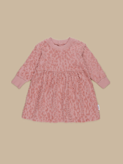 Huxbaby - Organic Dusty Rose Terry Dress - Dusty Rose